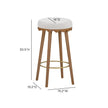 TOV Furniture Oodle Performance Vegan Mohair Bar Stool