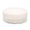 TOV Furniture Tassy Tasseled Round Ottoman