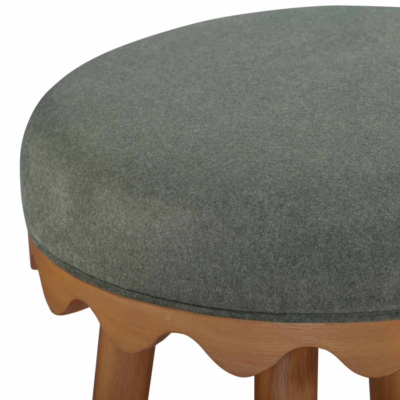 TOV Furniture Oodle Performance Vegan Mohair Bar Stool