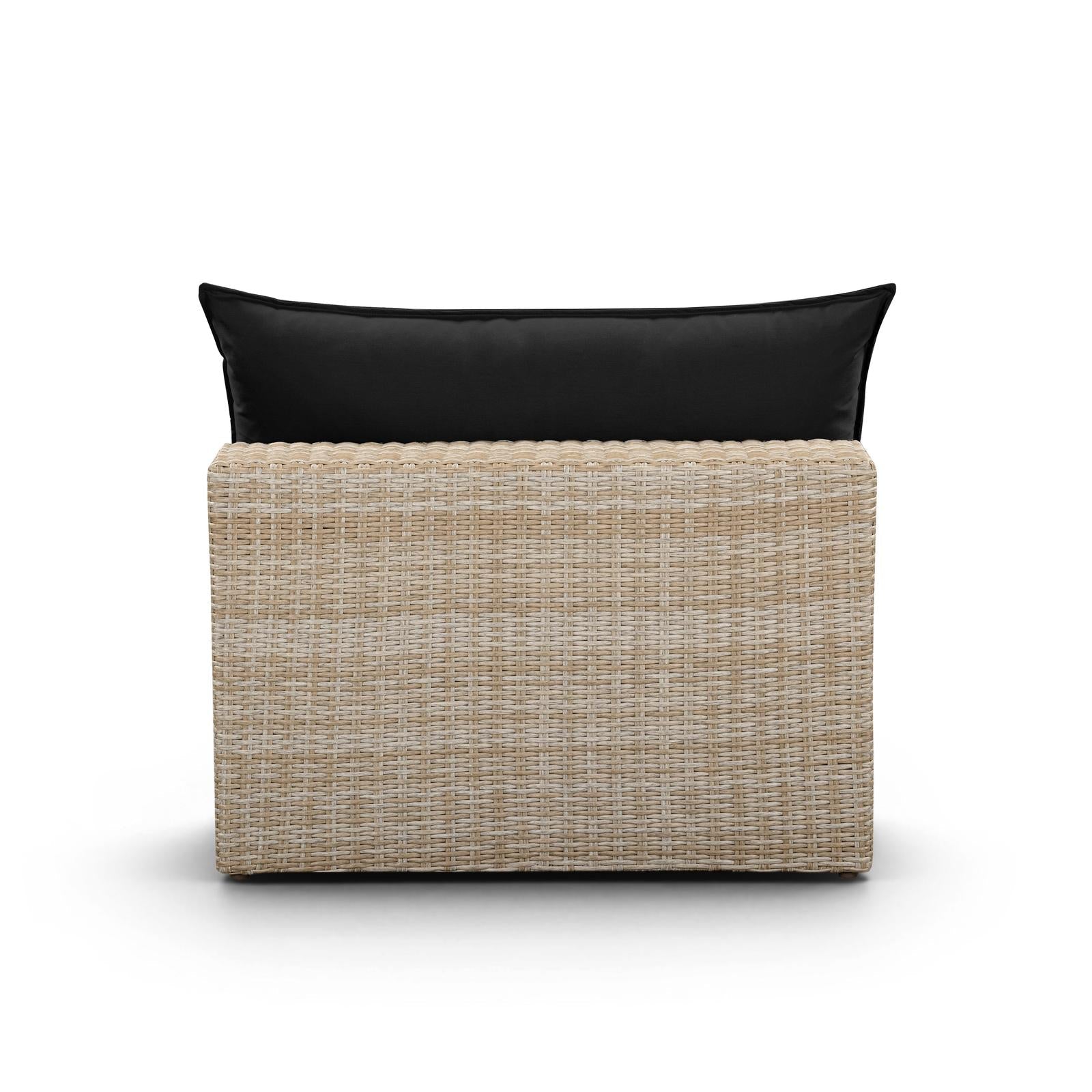 TOV Furniture Cali Performance Fabric & Wicker Outdoor Modular Components