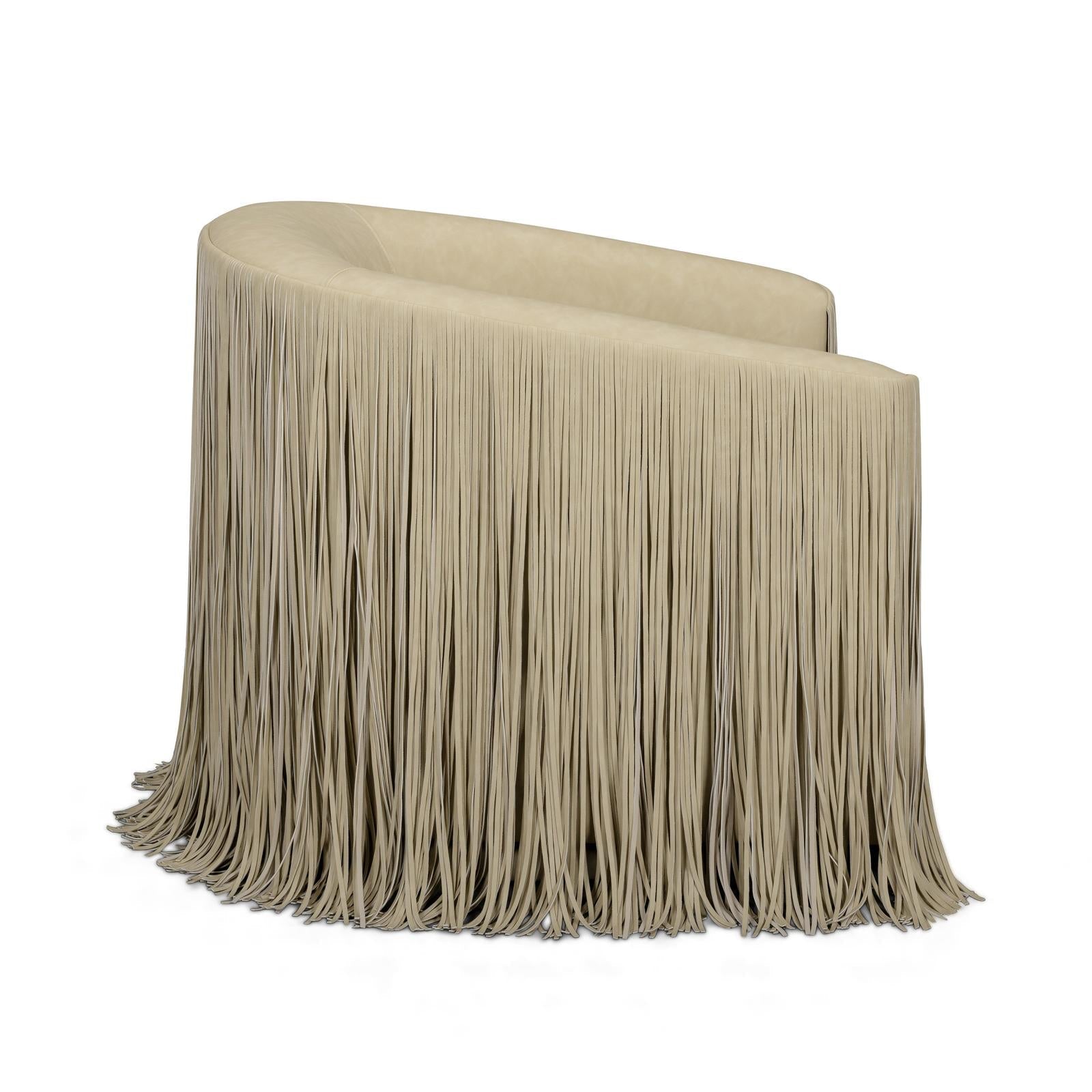 TOV Furniture Shag Me Swivel Chair