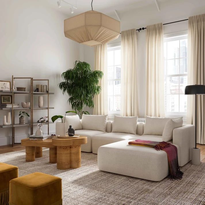 TOV Furniture Hangover 4-Piece Modular Sectional