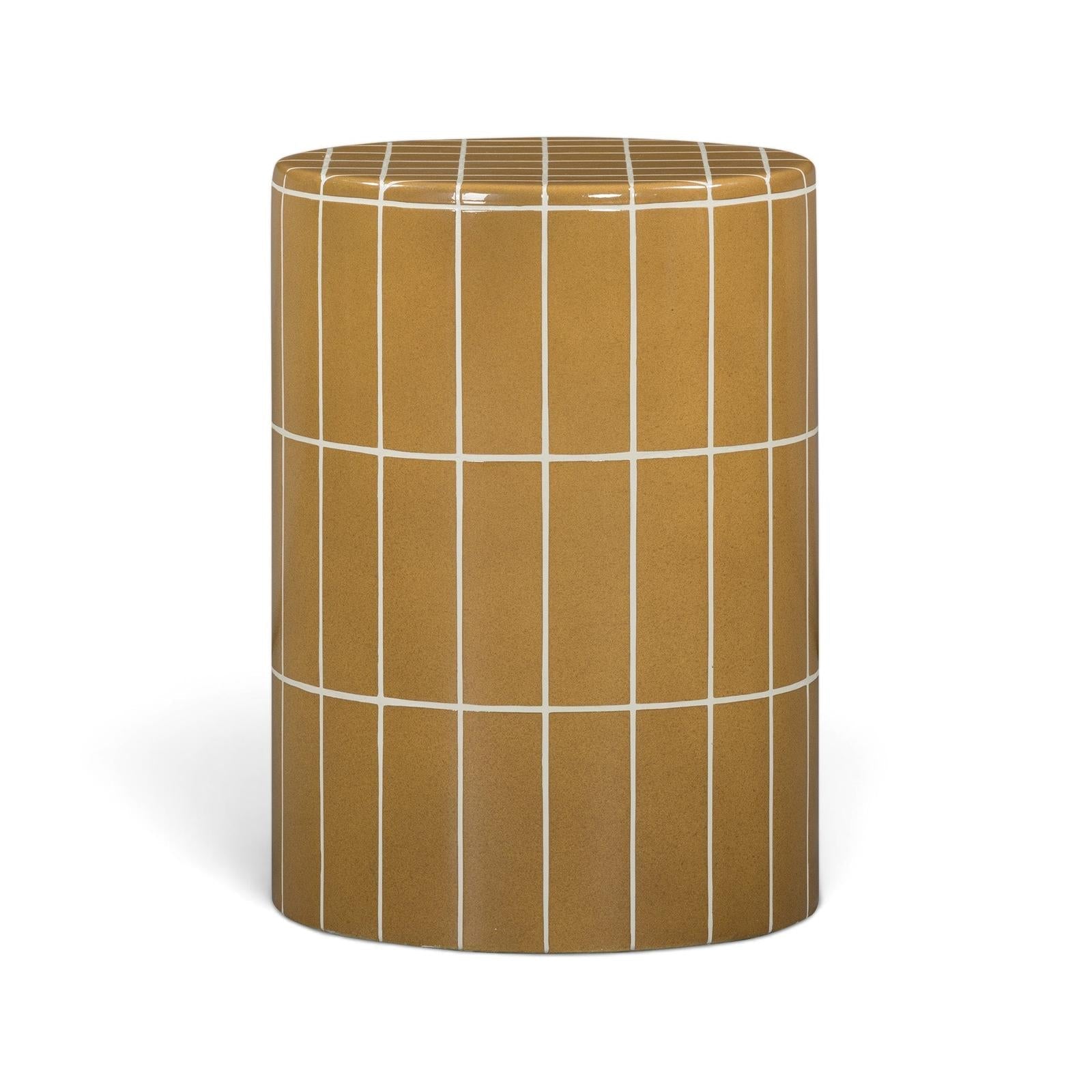 TOV Furniture Tatiana Round Concrete Indoor/Outdoor Side Table