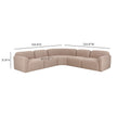 TOV Furniture Gorge 5-Piece Modular Corner Sectional