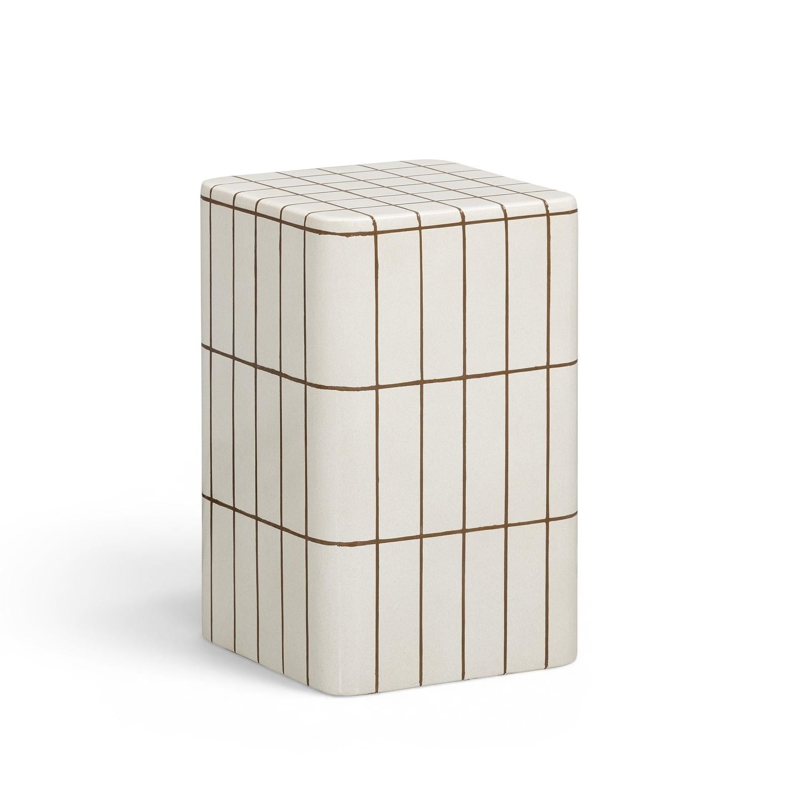 TOV Furniture Tatiana Square Concrete Indoor/Outdoor Side Table