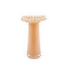 TOV Furniture Ruff Peach Glass Vase