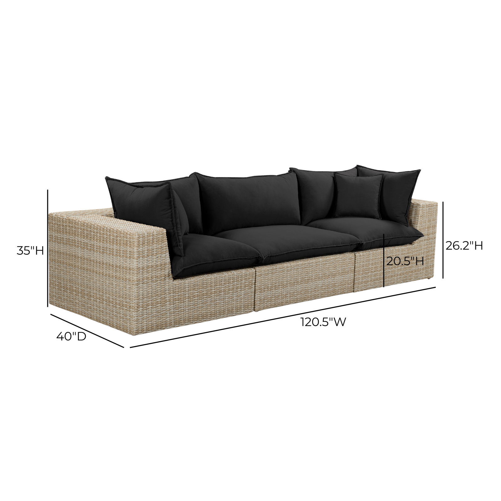 TOV Furniture Cali 120