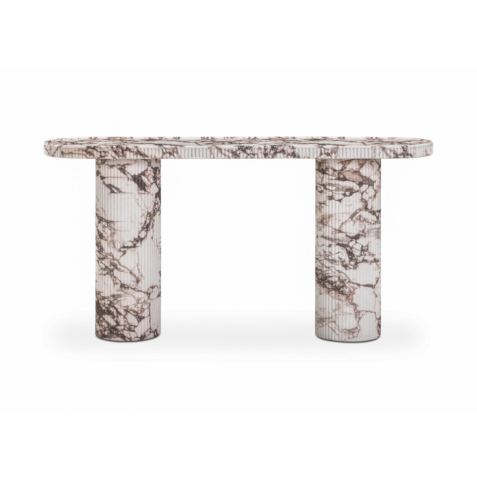 TOV Furniture Darcy Concrete Indoor/Outdoor Console Table