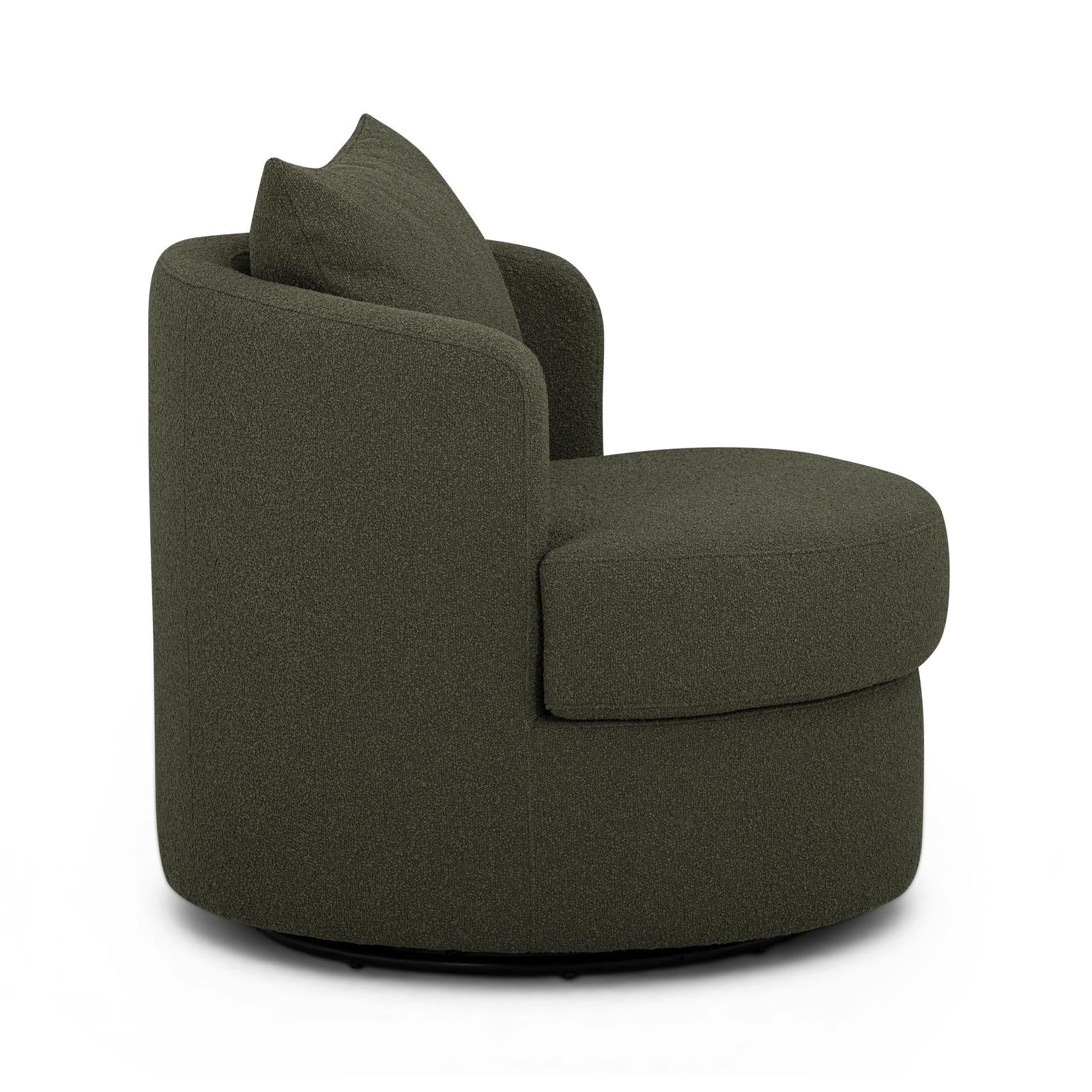 TOV Furniture Silvi Performance Boucle Swivel Accent Chair