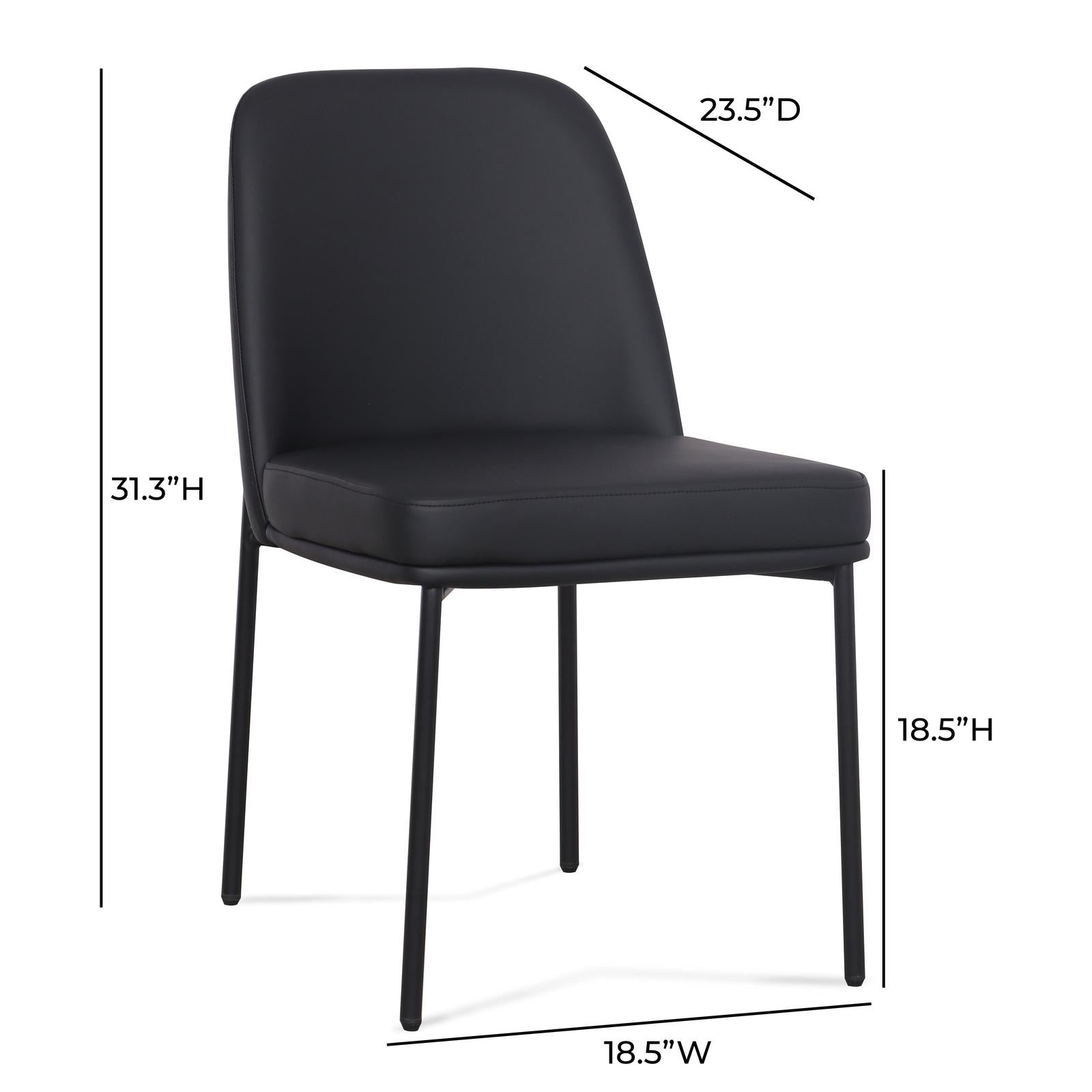TOV Furniture Sydney Performance Vegan Leather Dining Chair - Set of 2