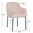 TOV Furniture Sydney Performance Velvet Armchair - Set of 2