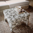 TOV Furniture Raji Leopard Performance Jacquard Ottoman