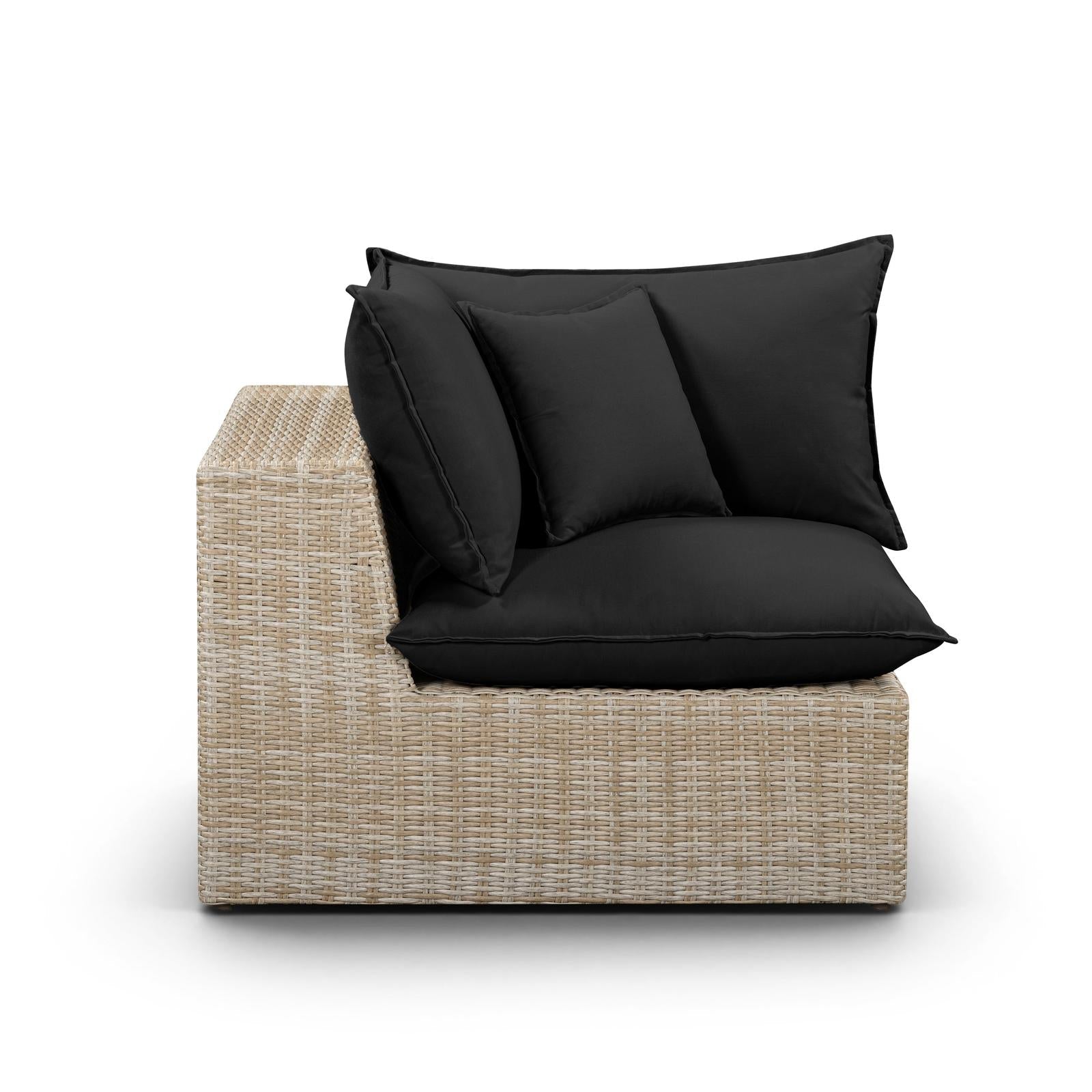 TOV Furniture Cali Performance Fabric & Wicker Outdoor Modular Components