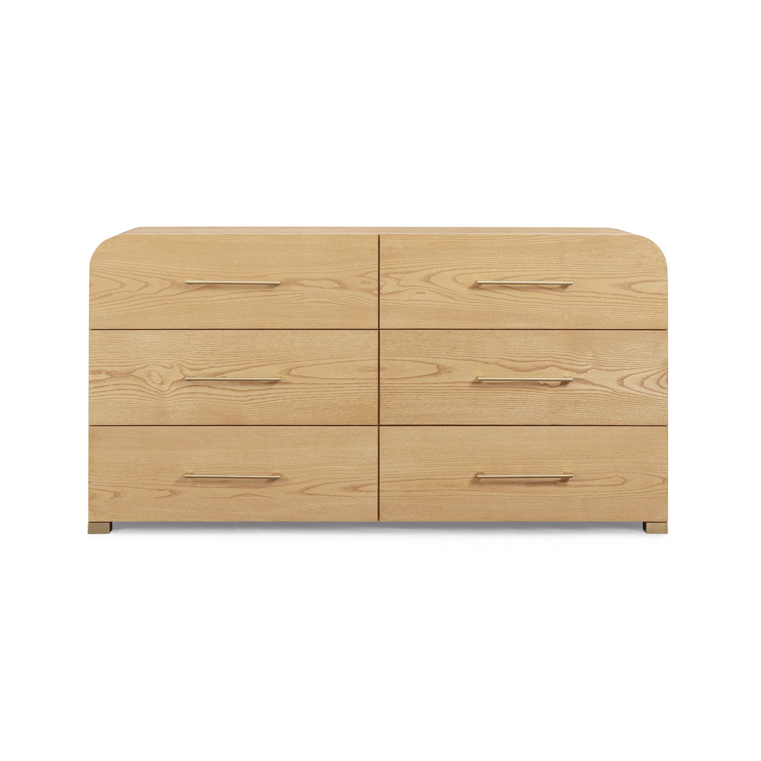 TOV Furniture Marissa 62" Ash 6-Drawer Dresser