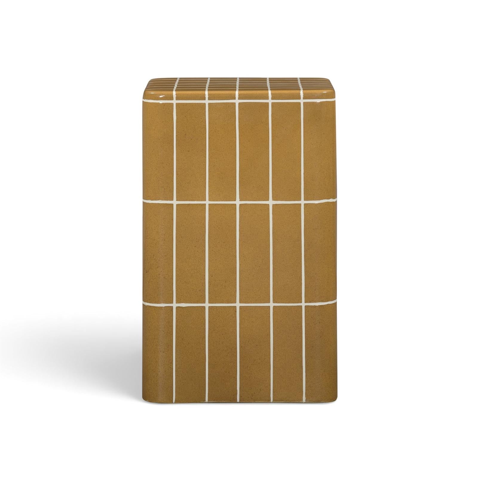 TOV Furniture Tatiana Square Concrete Indoor/Outdoor Side Table
