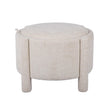 TOV Furniture Bellamy Railroad Chenille Storage Stool With Reversible Tray Top