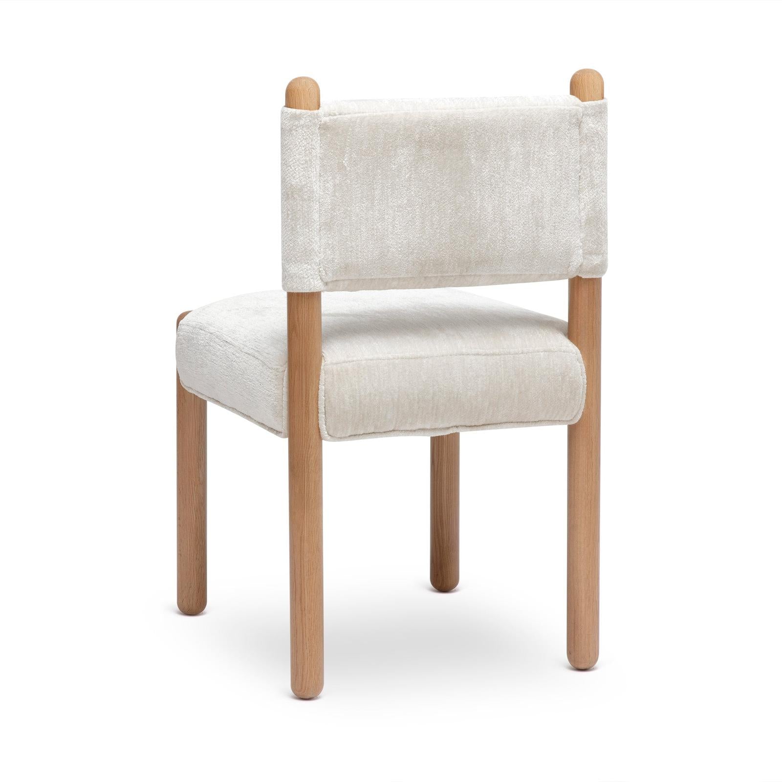 TOV Furniture Bruno Thick Performance Chenille Straight Back Dining Chair