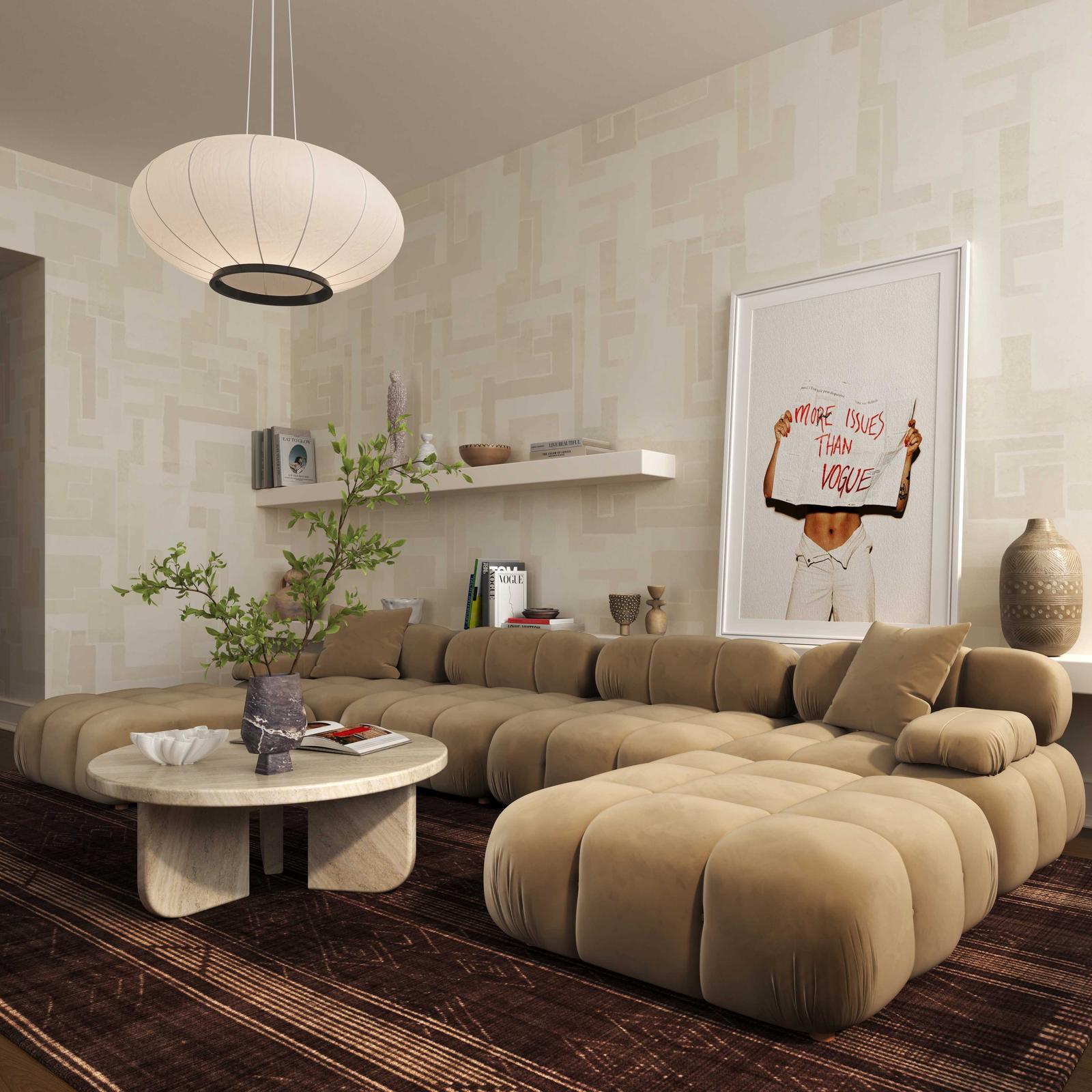 TOV Furniture Calliope 6-piece Performance Modular U-Sectional