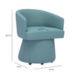 TOV Furniture Kristen Rolling Desk Chair