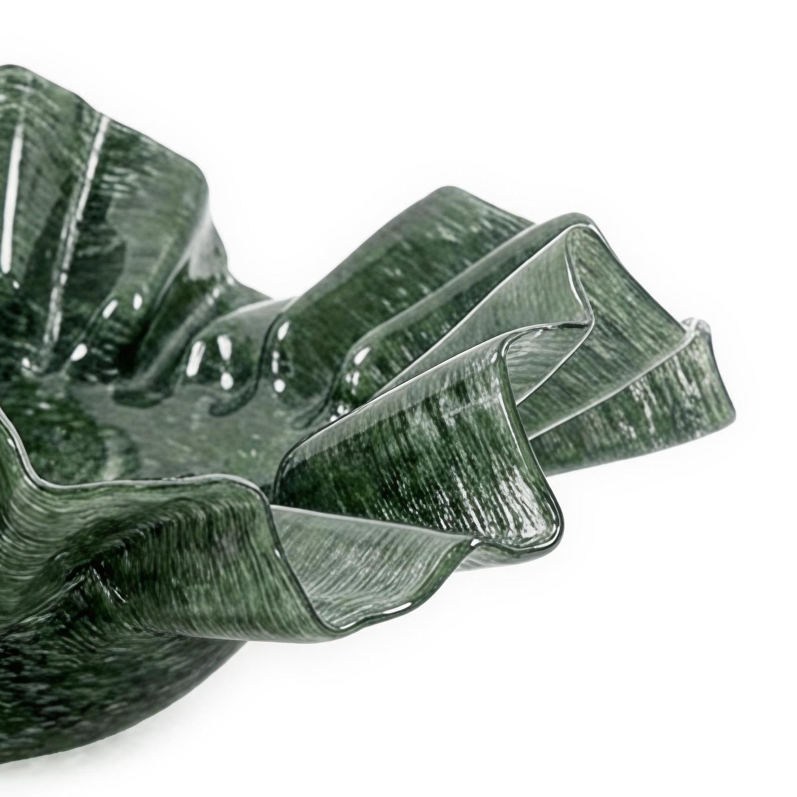TOV Furniture Col Green Glass Bowl