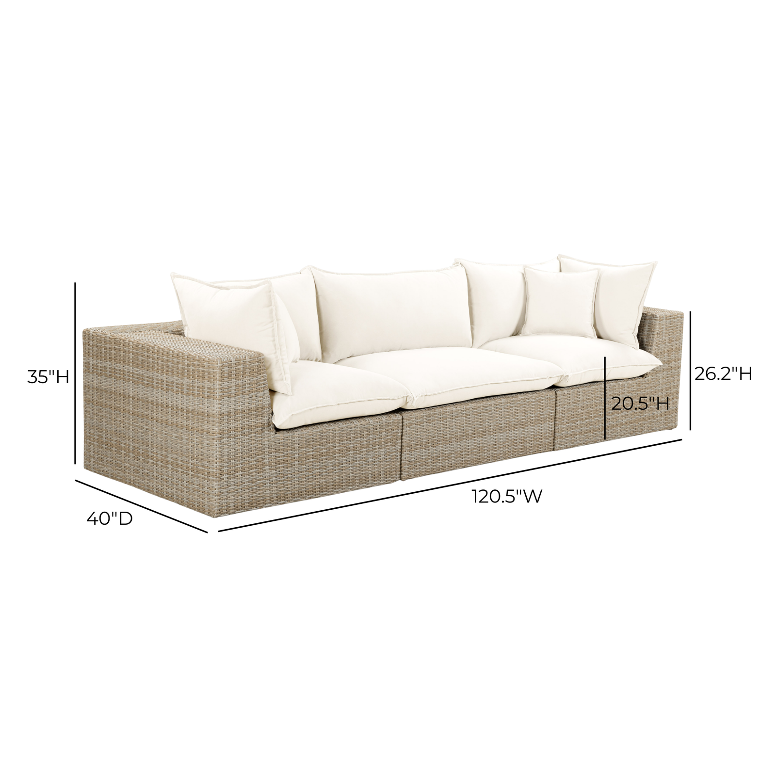 TOV Furniture Cali 120