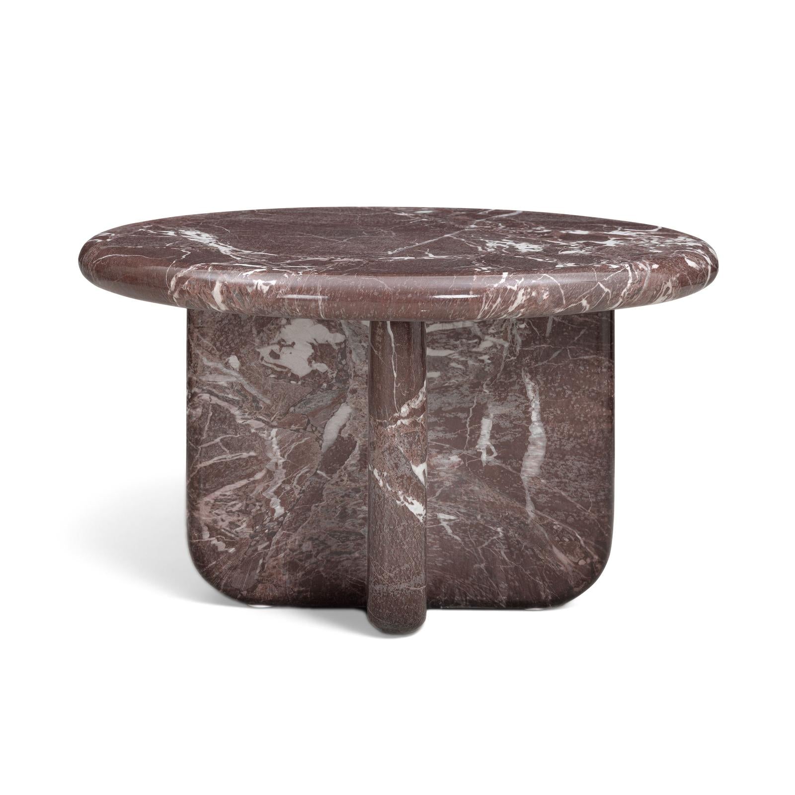 TOV Furniture Juju Faux Marble Indoor/Outdoor Round Coffee Table (24