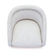 TOV Furniture Clarke Cream Performance Boucle Swivel Accent Chair