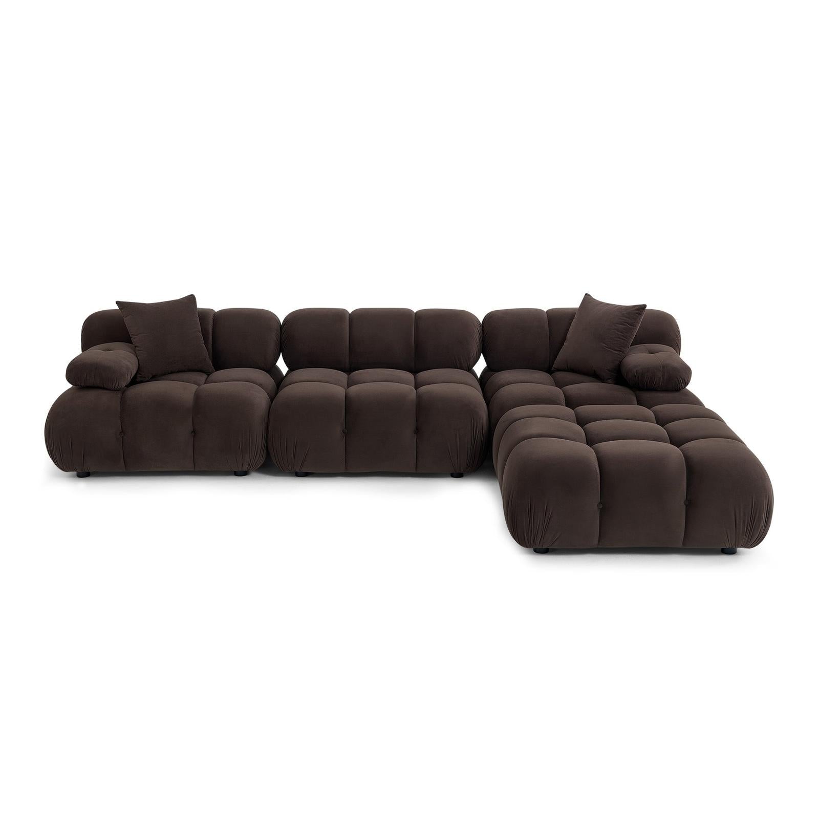 TOV Furniture Calliope 4-Piece Performance Modular Sectional