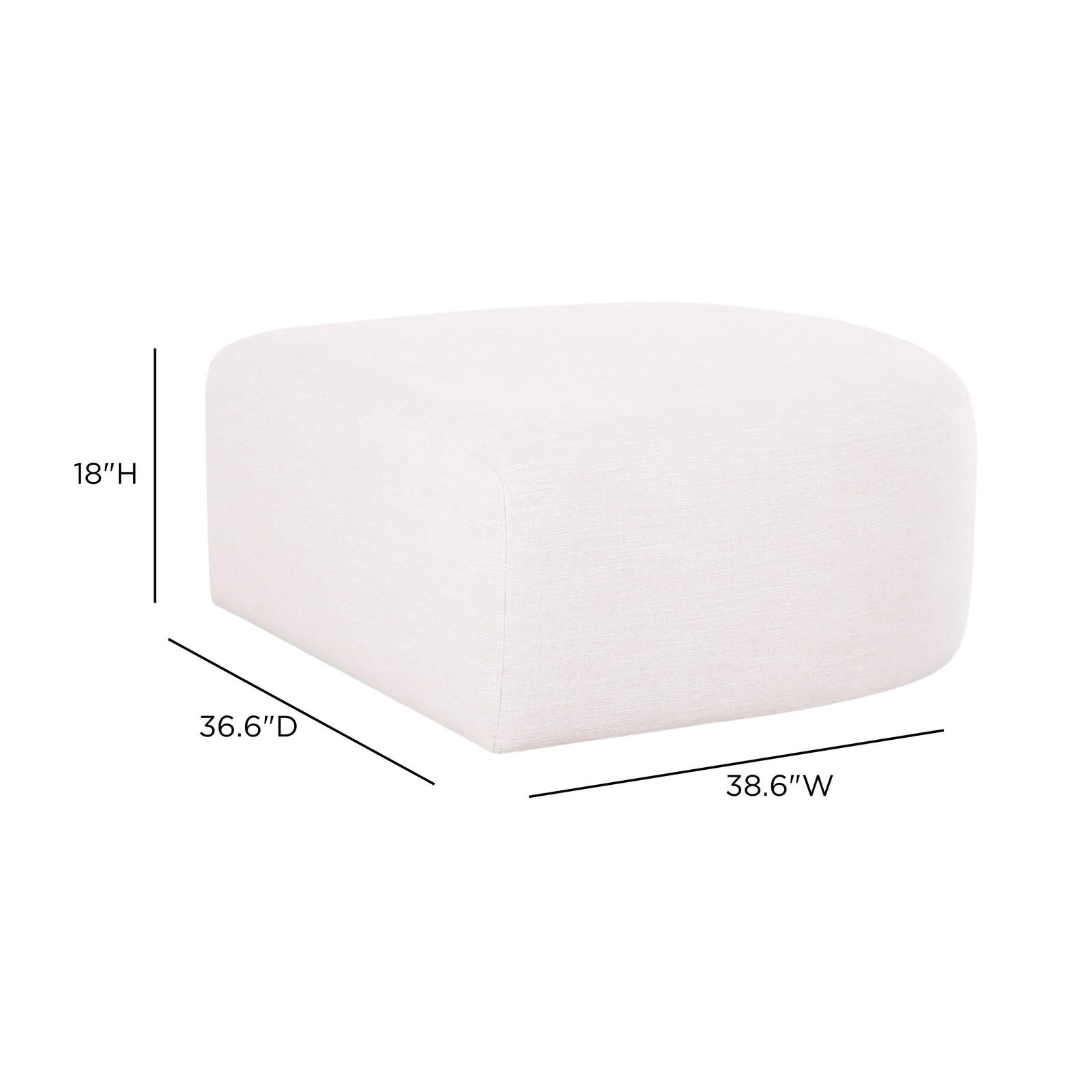 TOV Furniture Gorge Ottoman