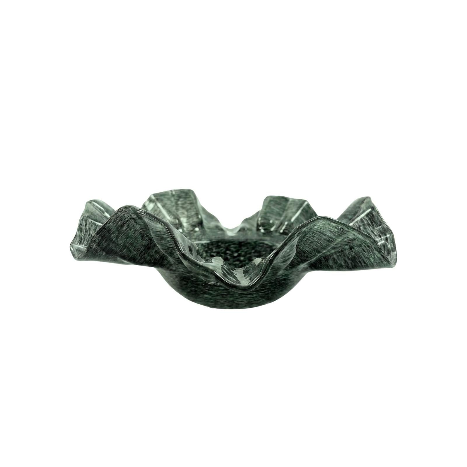 TOV Furniture Col Green Glass Bowl