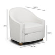 TOV Furniture Cettie Performance Velvet Accent Chair