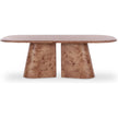 TOV Furniture Gladyss Burl Oval Dining Table