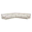 TOV Furniture Zenith 5-Piece Contract-Grade Upcycled Fabric Modular L-Sectional