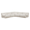TOV Furniture Zenith 5-Piece Contract-Grade Upcycled Fabric Modular L-Sectional
