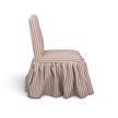 TOV Furniture Gertrude Striped Performance Linen Skirted Dining Chair