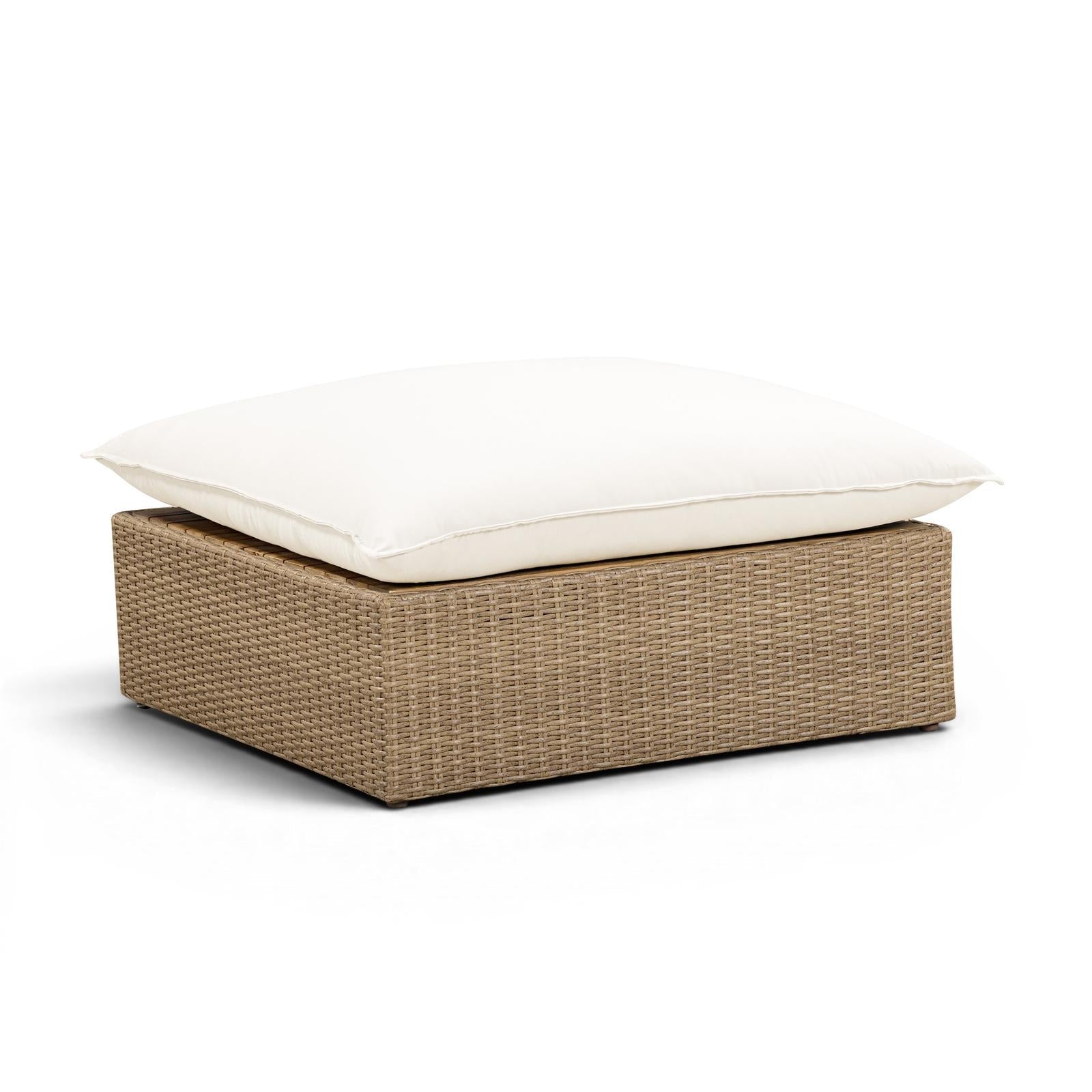 TOV Furniture Cali Performance Fabric & Wicker Outdoor Modular Components