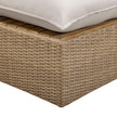 TOV Furniture Cali 4-Piece Performance Fabric & Wicker Outdoor Sectional