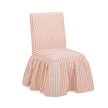 TOV Furniture Gertrude Striped Performance Linen Skirted Dining Chair
