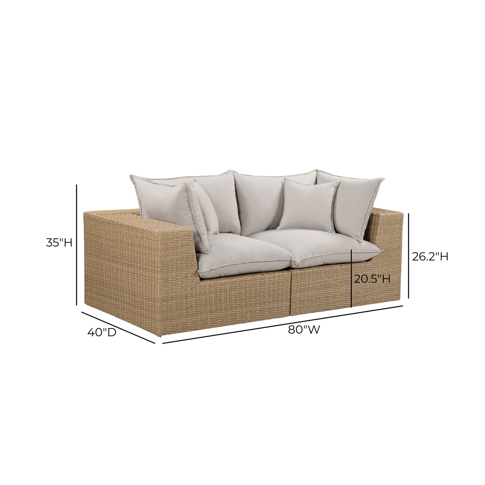 TOV Furniture Cali 80
