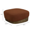 TOV Furniture Domina Boucle Ottoman