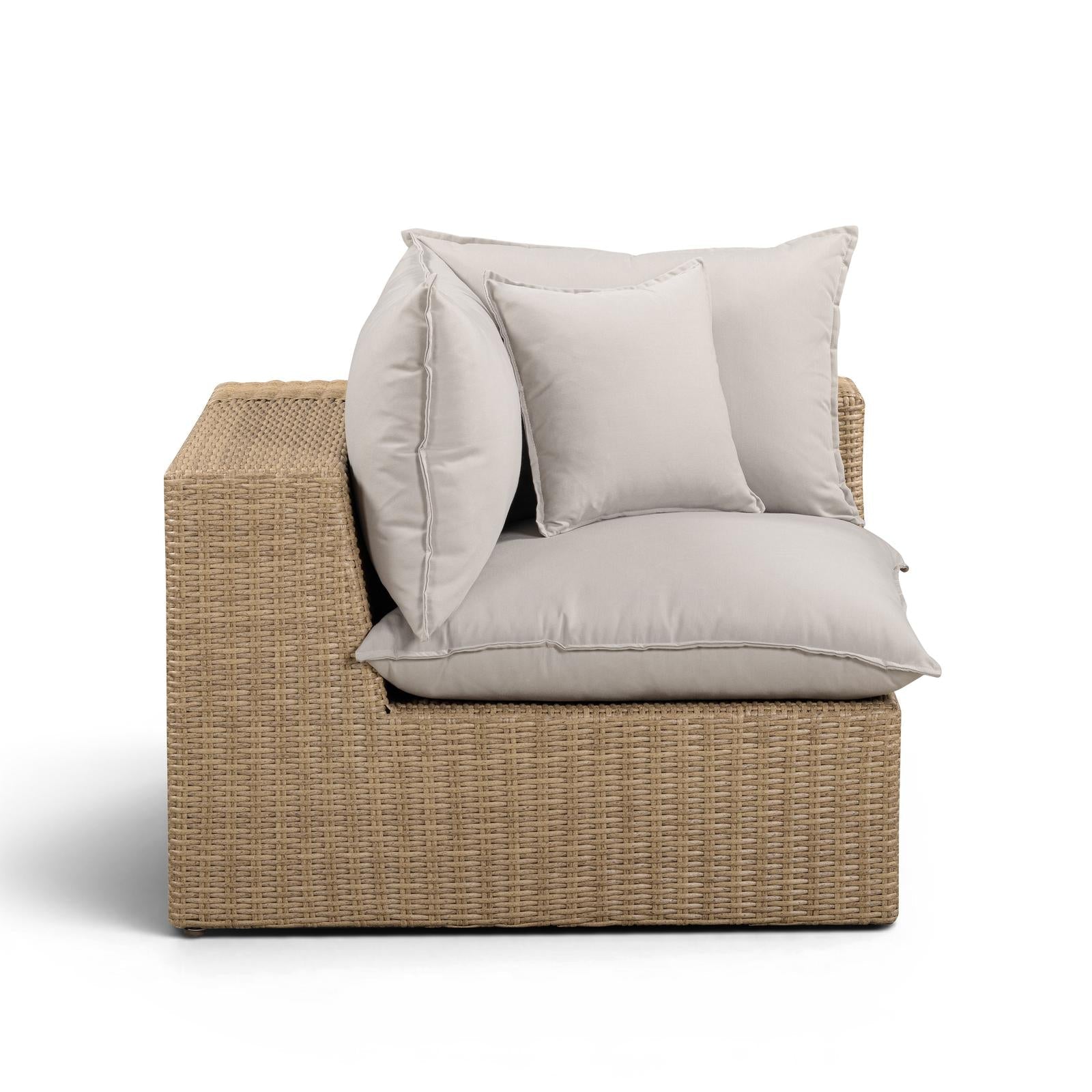 TOV Furniture Cali Performance Fabric & Wicker Outdoor Modular Components