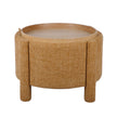 TOV Furniture Bellamy Railroad Chenille Storage Stool With Reversible Tray Top