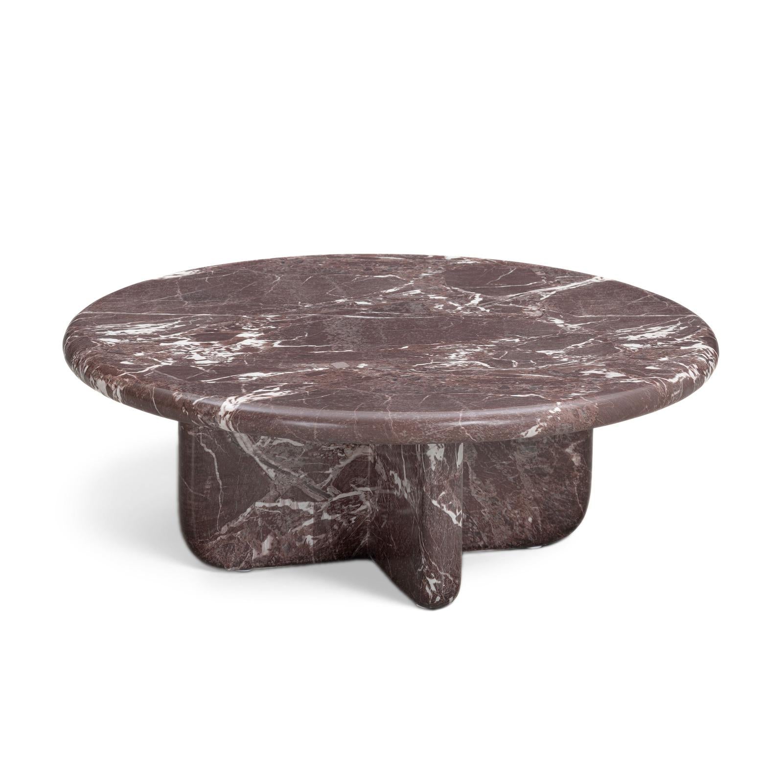 TOV Furniture Juju Faux Marble Indoor/Outdoor Round Coffee Table (24