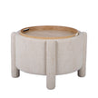 TOV Furniture Bellamy Railroad Chenille Storage Stool With Reversible Tray Top