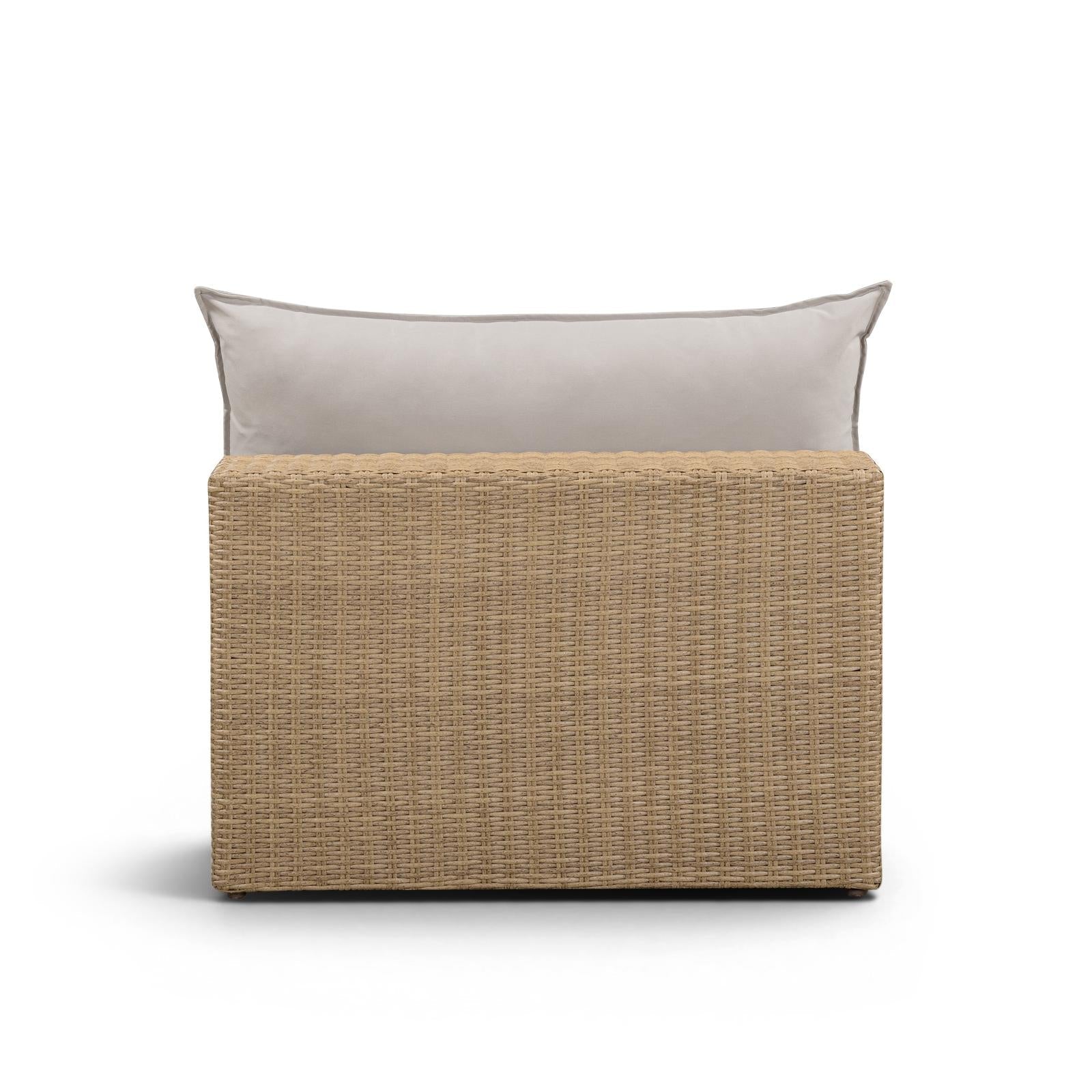 TOV Furniture Cali Performance Fabric & Wicker Outdoor Modular Components