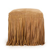 TOV Furniture Daphne Square Suede Fringe Ottoman