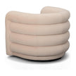 TOV Furniture Curves Performance Velvet Swivel Accent Chair