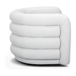 TOV Furniture Curves Performance Velvet Swivel Accent Chair