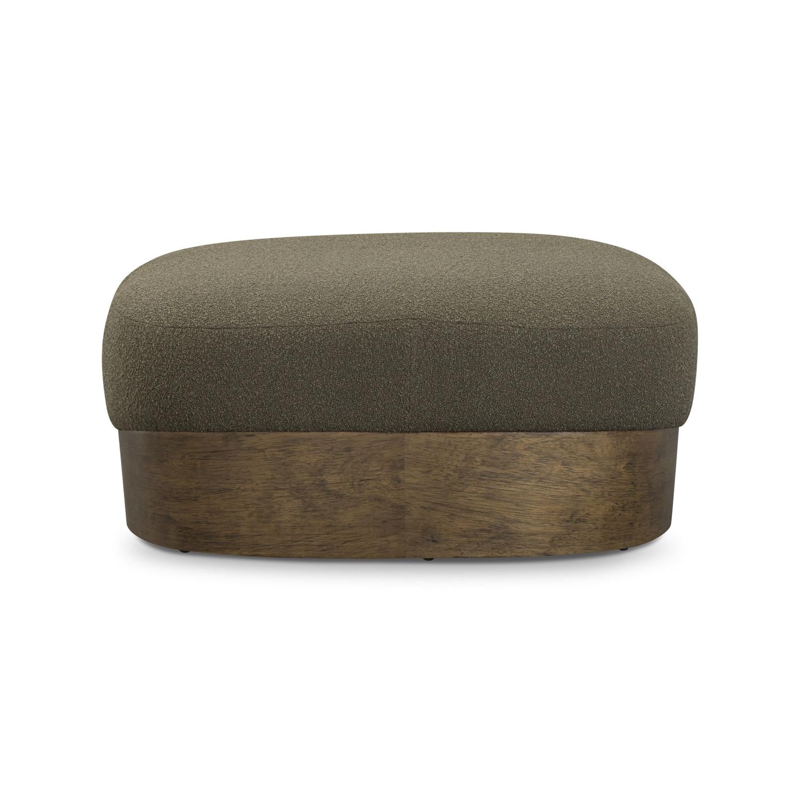 TOV Furniture Domina Boucle Ottoman