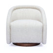 TOV Furniture Clarke Cream Performance Boucle Swivel Accent Chair
